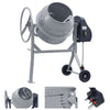 450W Power Electric Cement Portable 120L Mortar Plaster Concrete Drum Mixing UK