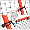 Football Training Net Kickback Soccer Target Goal Kid Adjustable Rebounder Net