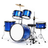 Junior Kids Drum Kit 5 Pieces Beginners Training Drum Set Musical Instruments