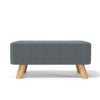 Soft Pouffe Padded Seat Footstool Ottoman Upholstered Foot Stool Long Bench Seat