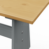 Corner Dining Set L Shaped Diner With Bench Booth Kitchen Trestle Solid Pine