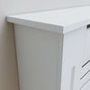 Radiator Cover Small White Painted Cabinet MDF Wood Heating Cover Home Decor