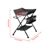 Baby Nappy Changing Table with Wheels and Storage Folding Infant Care Station