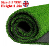 Artificial Dense Grass Rug 3.3*33ft Grass Carpet Synthetic Turf Rug Yard Decor