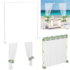 Wedding Banquet Backdrop Frame Stand Metal Arch Frame Event Venue Gate 3x3m