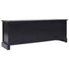 Solid Paulownia Wood TV Cabinet Stereo Cabinet TV Stand Black/White