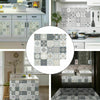 24PCS Moroccan Style Tile Self-Adhesive Mosaic Wall Stickers Kitchen Bathroom UK