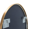 Modern Metal Frame Oval Wall Mirror Glass Bathroom Vanity Make-up Bathroom Gold