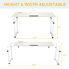 Adjustable Computer Desk PC Laptop Table Cart Study Writing Home Office Trolley