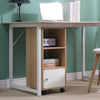 Mobile Filing Cabinet with Storage & Door File Cabinet Side Table Bedside Table