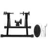 Black Turbo Trainers Bike Trainer for Indoor Riding Bike Training Stand Magnetic
