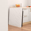 Foldable Marble Effect Laptop Snack Breakfast Table Desk Metal Small Apartment
