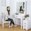 Hollywood Dressing Table with LED Lights Vanity Mirror Fr Make Up Bedroom