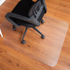 Office Chair Mat Transparent PVC Floor Protector w/Lip Clear Non-Slip Carpet