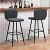 1/2/4/6x Bar Stools Gas Lift Swivel Faux Leather Kitchen Breakfast Counter Salon