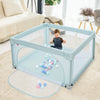 Baby Playpen Large Play Yard Toddler Portable Activity Center Play Yard W/Gates