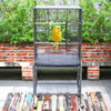 Metal Bird Cage Rolling Metal Parrot Cage w/ Storage Shelf Square Cage W/door