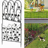 Set of 5 Steel Garden Lawn Edging Pet Dog Barrier Fencing Path and Border Fence