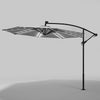 3(m) LED Cantilever Parasol Outdoor w/ Fairy Solar Lights Garden Banana Umbrella