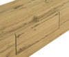 Wall Mount Floating TV Unit Cabinet Stand With LED Lights TV Entertainment Wood