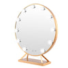 Smart Fill Light HD Cosmetic Mirror LED Light Illuminated Golden Makeup Mirror