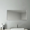 900x450 Frameless Bathroom Mirror Plain with Wall Mounted Hanging Fixing Mirror