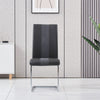 Grey Dining Table And 4 Chairs Dining Room Wood kitchen table and Leather chairs