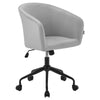 Home Office Study Desk Chair Velvet Computer Chair Accent Armchair with Wheels