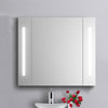 Bathroom Mirror Cabinet with Shaver Socket Illuminated LED Lights Demister Pad