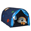Kids Bed Tunnel Tent Portable Pop Up Playhouse with Double Mesh Curtain and Bag