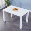 White High Gloss Dining Table 4-6 Seats Kitchen Tables Living Room Furniture