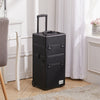 3 in 1 Large Makeup Case Trolley Cosmetic Vanity Beauty Storage Box Wheels &Lock