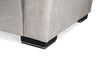 New Stylish Leon Grey Cream 3 Seater Velvet Fabric Modern Comfortable Sofa Bed.