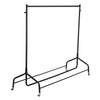 6ft Heavy Duty Clothes Rail Display Garment Rack Dress Hanging Shoes Shelf Stand