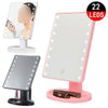 5X 22 LED MAGNIFYING TOUCH SCREEN LIGHT MAKE-UP COSMETIC TABLETOP VANITY MIRROR