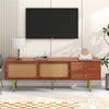 TV Unit Cabinet Stand Sideboard w/ 2 Storage Drawers Living Room Furniture 160cm