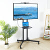 Mobile TV Cart Rolling Floor TV Stand for 32-75" with Laptop Shelf VESA 600x400