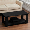Wooden Coffee Tea Table with Storage Drawer Shelf Living Room Reception Table