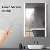 LED Bathroom Mirror with 3 Color Lights Anti-fog Wall Mounted Touch Sensor