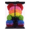 LED FOAM ROSE BEAR ARTIFICIAL FLOWER ROSE TEDDY BEAR DOLL FADDISH LOVE GIFT BOX