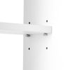 White Bathroom Mirror Cabinet Wall Mounted Storage LED Unit Corner Wooden Shelf