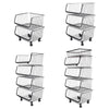 Large Stackable Metal Wire Basket Trolley Rack Kitchen Fruit Vegetable Storages