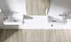 Small Compact Bathroom Cloakroom Hand Wash Basin Sink Ceramic Wall Hung Modern