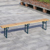 Wood Beer Table Bench Set Outdoor Beer Tent Wedding Buffets Garden Dining Coffee