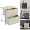 Fabric Chest of 2/3/4/5/7/8 Drawers Cabinet Bedside Table Organiser Storage Unit