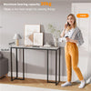 Elegant Marble Console Table Snack Entryway Table Home Office Corner Workbench
