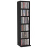 Stylish 8-Tier CD Cabinet Display Shelving Chipboard Freestanding Storage Furnit