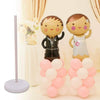 Large Balloons Sticks Column Base Upright Pole Display Stand Wedding Party Decor
