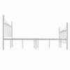 Panana 4ft Small Double & 4ft 6 Double Classic Metal Bed Frames in Black/White