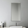 Frameless Unframed Bathroom Bedroom Plain Mirror Wall Hung Horizontal Vertical